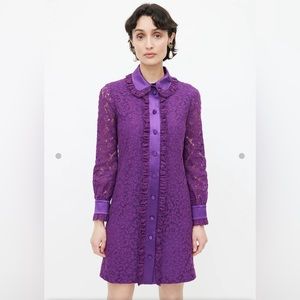 Gucci
Purple Ruffled Lace Dress
IT 42
